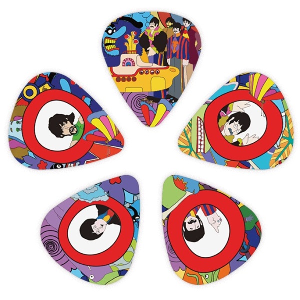 D'Addario Bentley Music Planet Waves 1CWH4-10B7 Beatles Guitar Picks