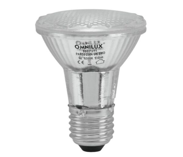OMNILUX PAR-20 230V SMD 6W E-27 LED 6500K