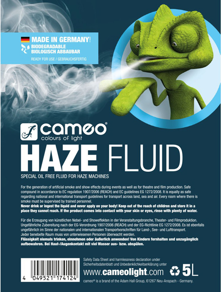 Cameo Haze Fluid 5 L - Slika 2