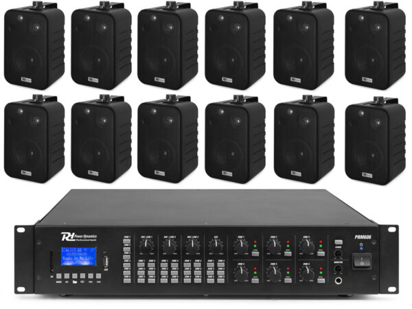 Tronios Power Dynamics PRM606 + 12 x BV40V