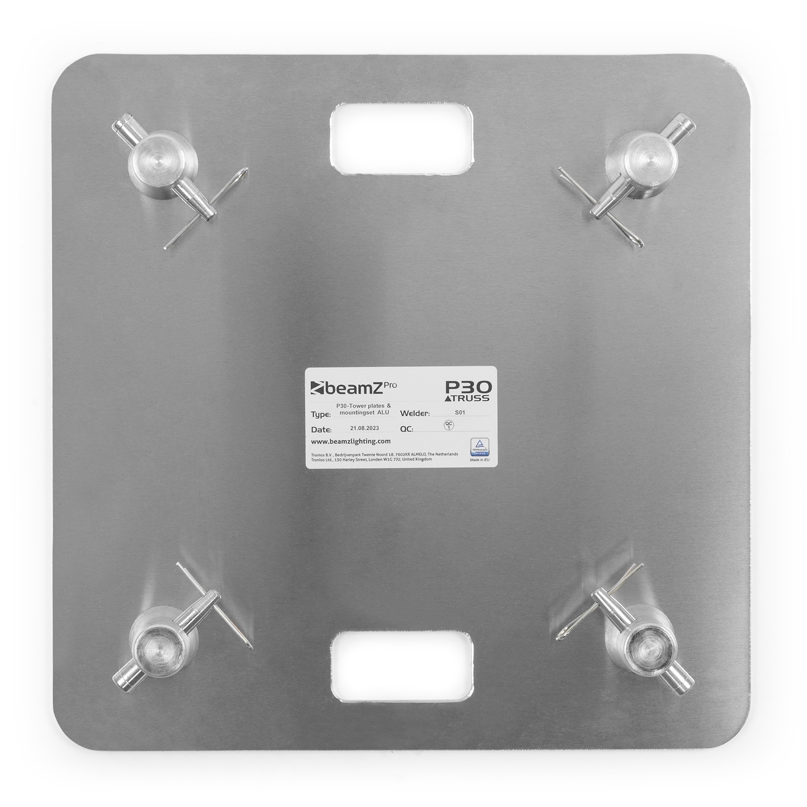 BeamZ Pro P30 TOWER PLATES & MOUNTING SET ALUMINIUM - Slika 3