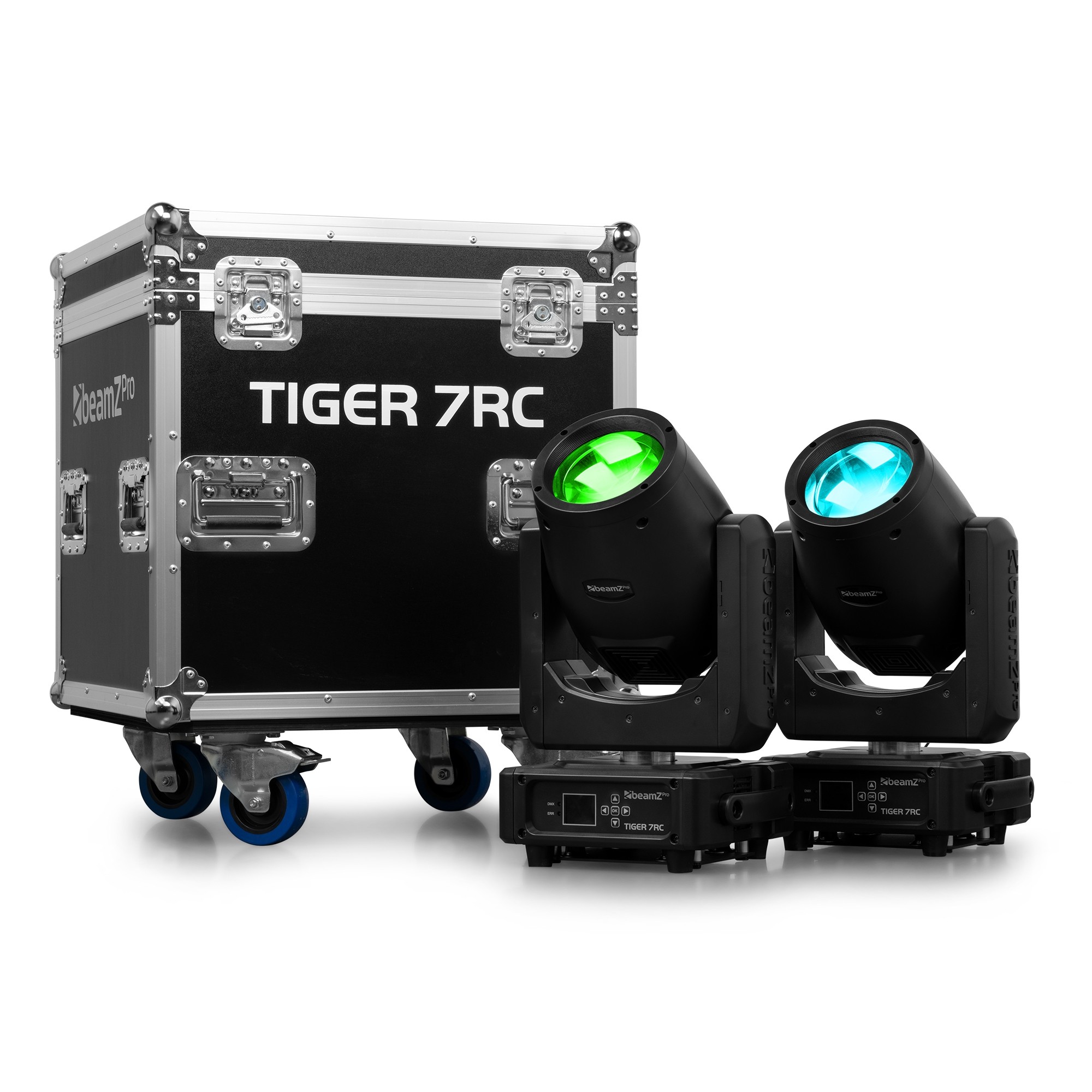 BeamZ Pro TIGER 7RC 230W Beam Moving Head 2 pcs in Flightcase - Slika 2