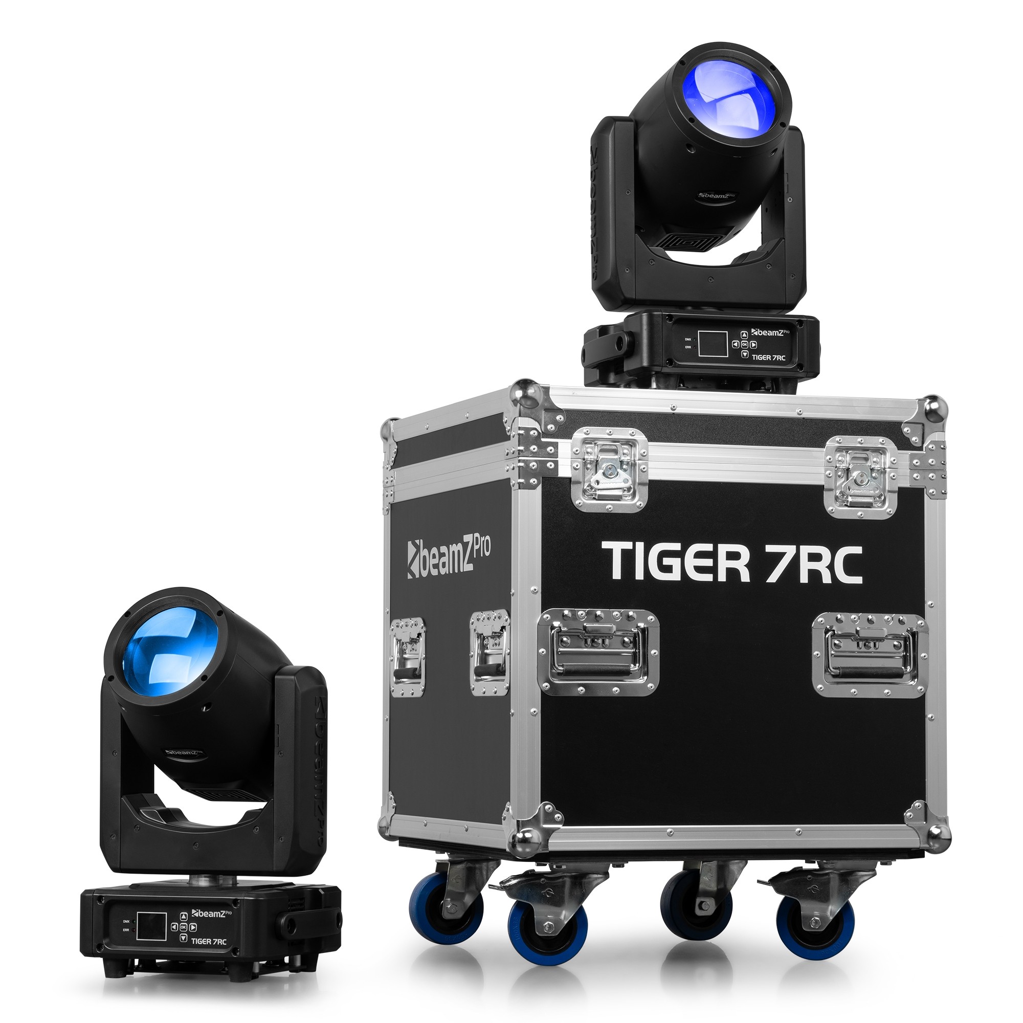 BeamZ Pro TIGER 7RC 230W Beam Moving Head 2 pcs in Flightcase - Slika 3
